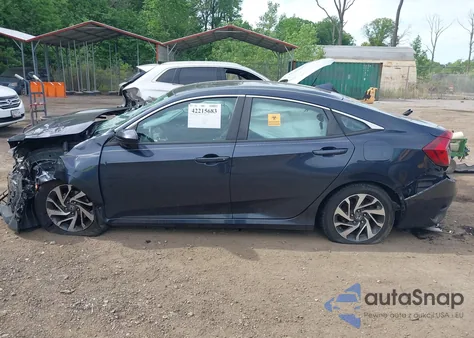 2017 Honda Civic Ex z USA, uszkodzony, nr VIN 2HGFC2F73HH520221